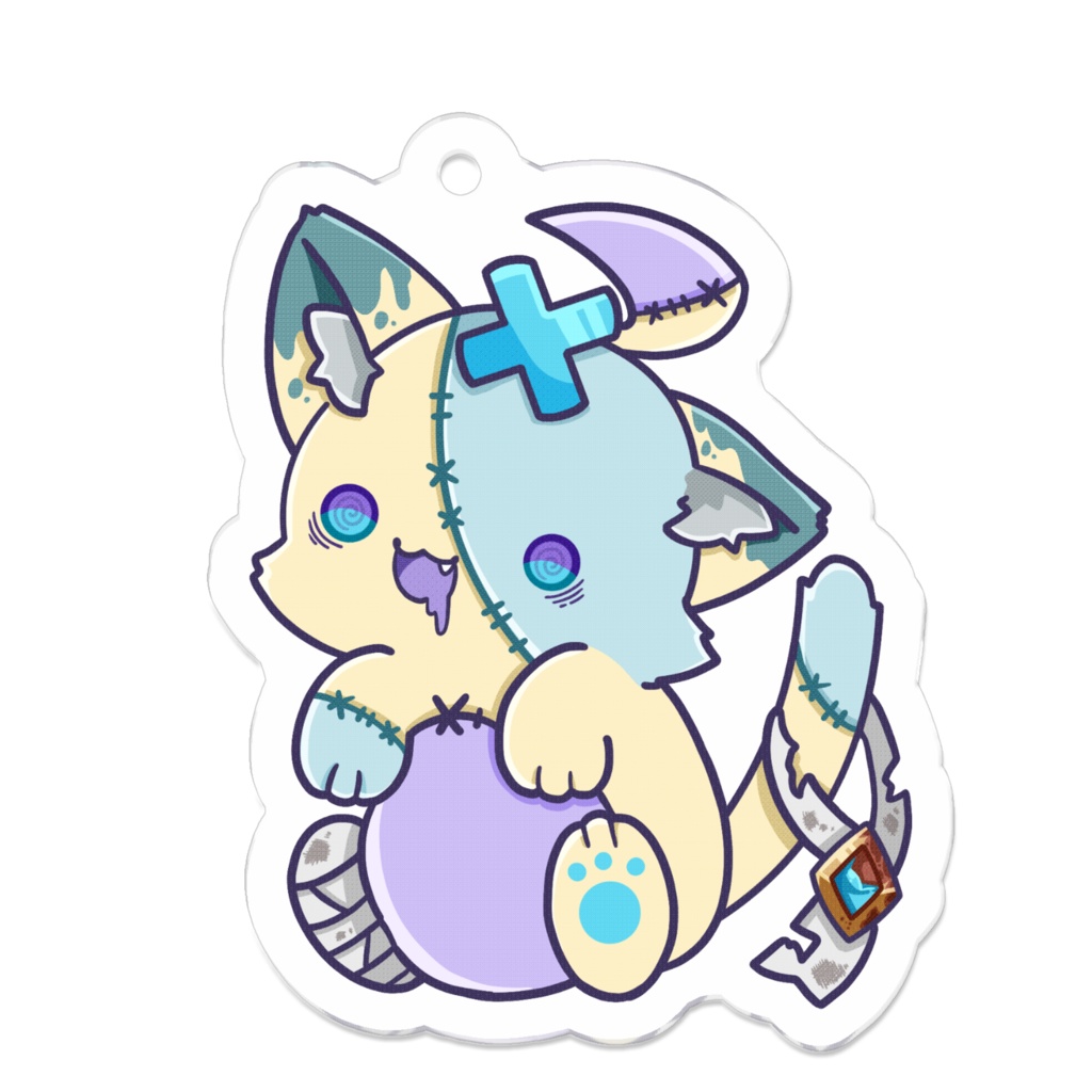 えとねこアクリルキーホルダー（ハロウィン2025Ver）