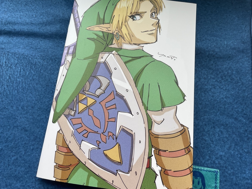 Ocarina of Time and Majora's Mask Link fan art book