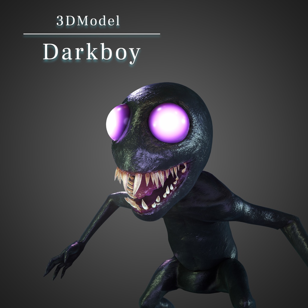 オリジナル 闇人 3Dモデル