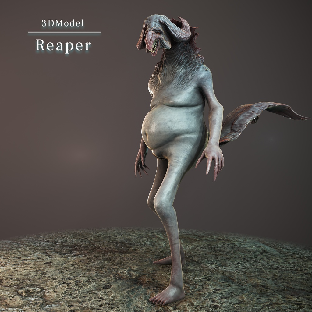 オリジナル シニガミ 3Dモデル