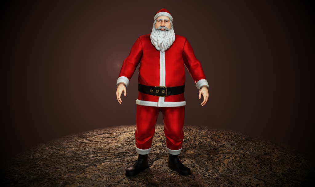 サンタ 3Dモデル