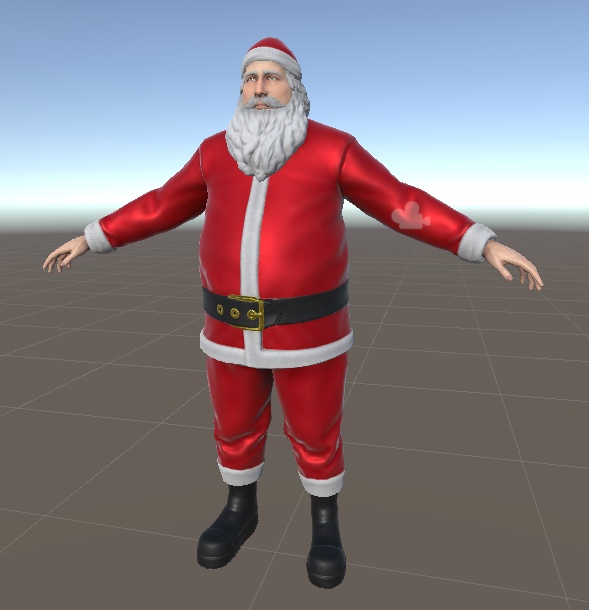 サンタ 3Dモデル