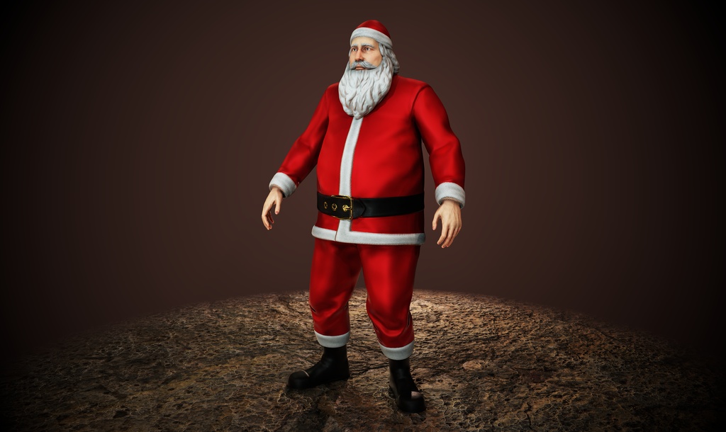 サンタ 3Dモデル