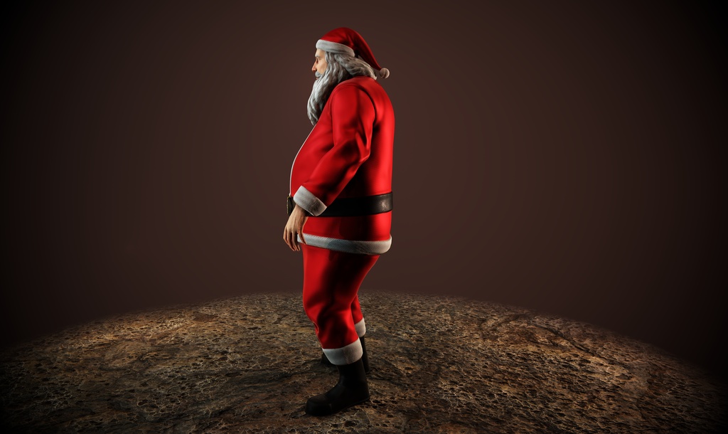 サンタ 3Dモデル