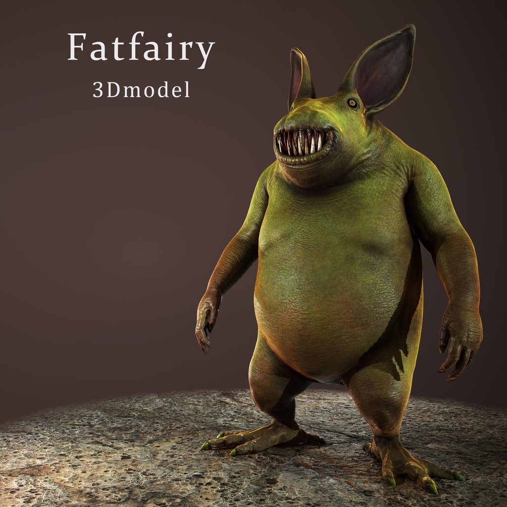 オリジナル　妖精 3Dモデル
