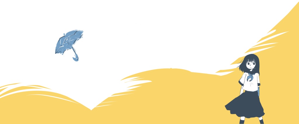 セーラ服の人のマグカップ