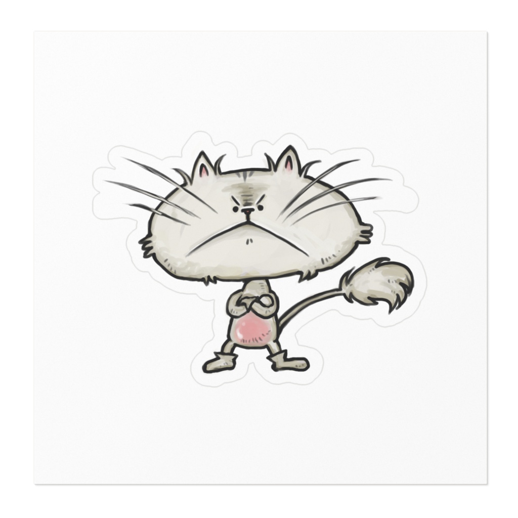 うちの愛らしいねこのもっぷステッカー