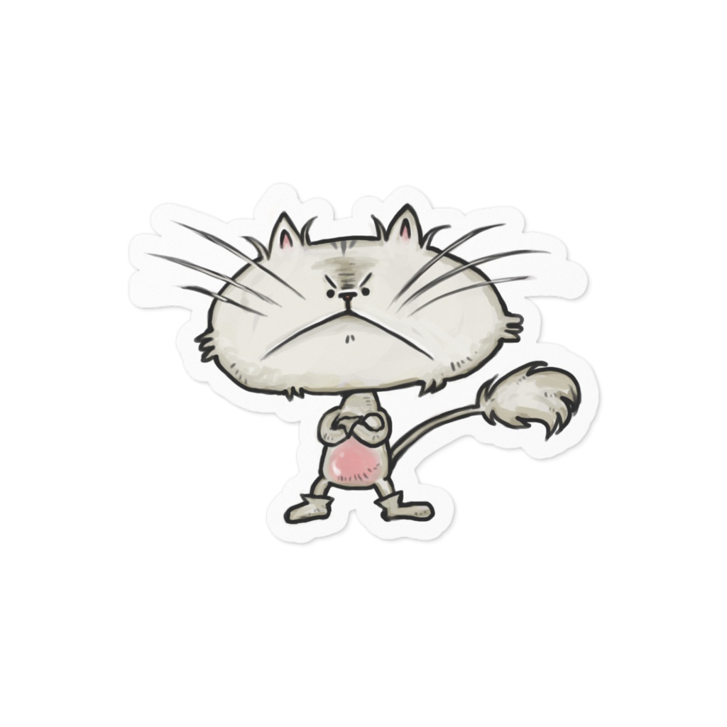 うちの愛らしいねこのもっぷステッカー