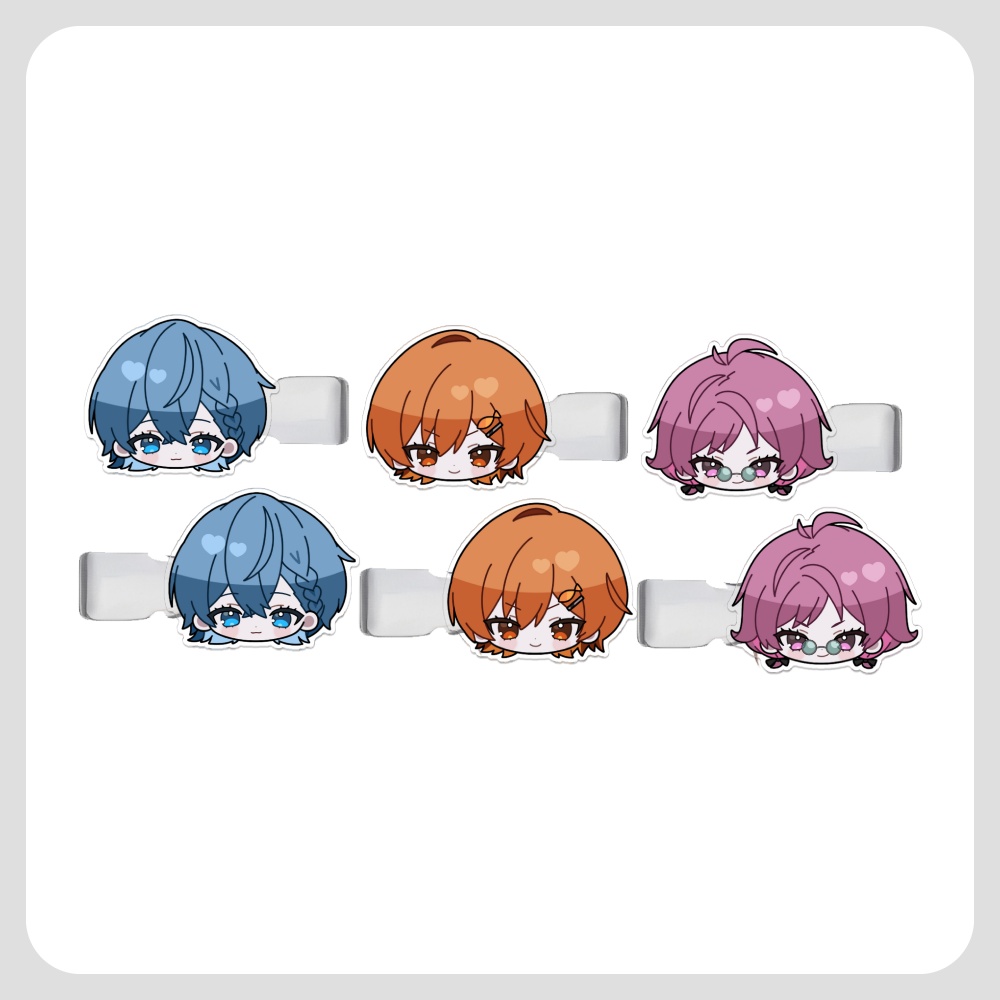 ぷっくり前髪クリップ