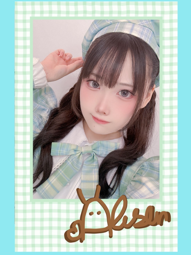 生誕ビジュ🩵落書きチェキ
