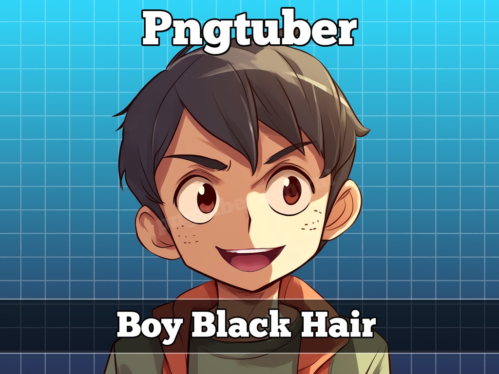 pngtuber, pngtuber male, pngtuber premade, pngtuber overlay, pngtuber twitch, pngtuber model, pngtuber assets, anime boy black hair