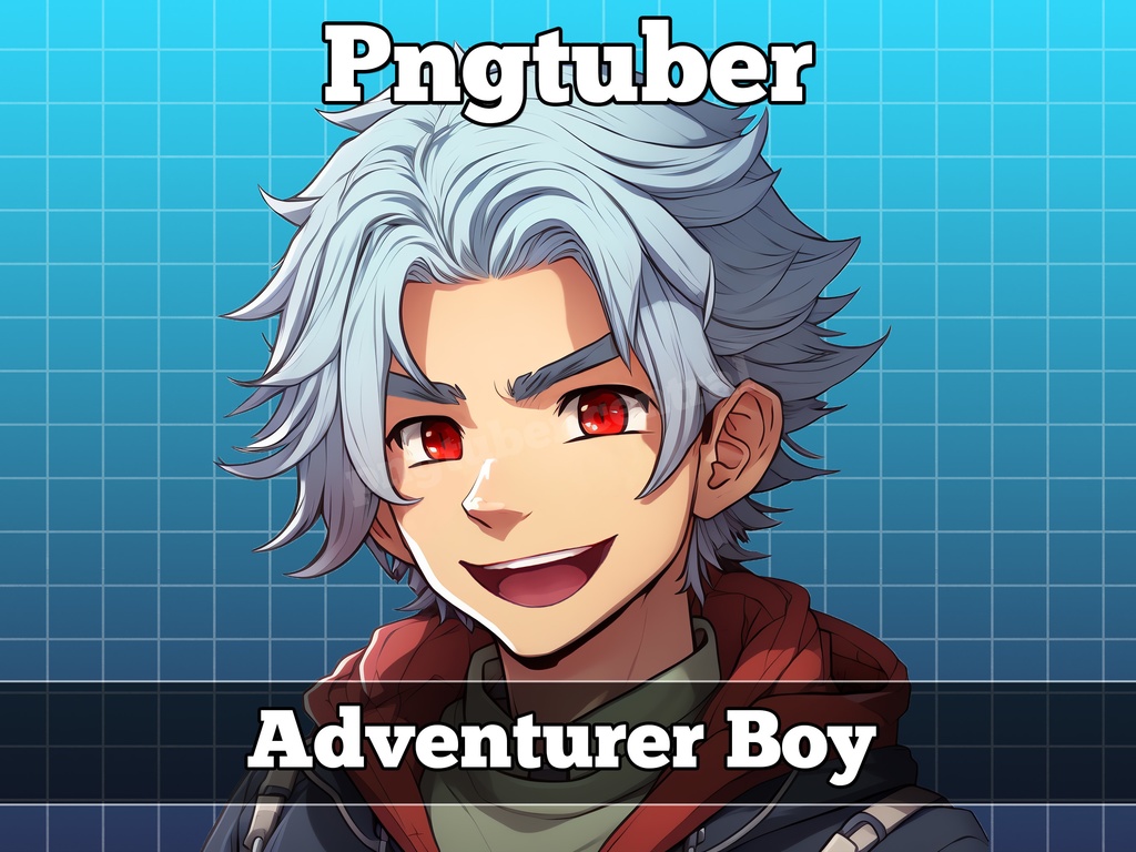 pngtuber, pngtuber male, pngtuber premade, pngtuber overlay, pngtuber twitch, pngtuber model, pngtuber assets, Adventurer Boy