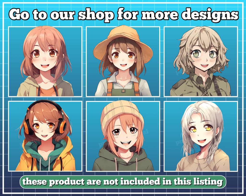 pngtuber, pngtuber male, pngtuber premade, pngtuber overlay, pngtuber twitch, pngtuber model, pngtuber assets, pngtuber boy, farming girl blue hair