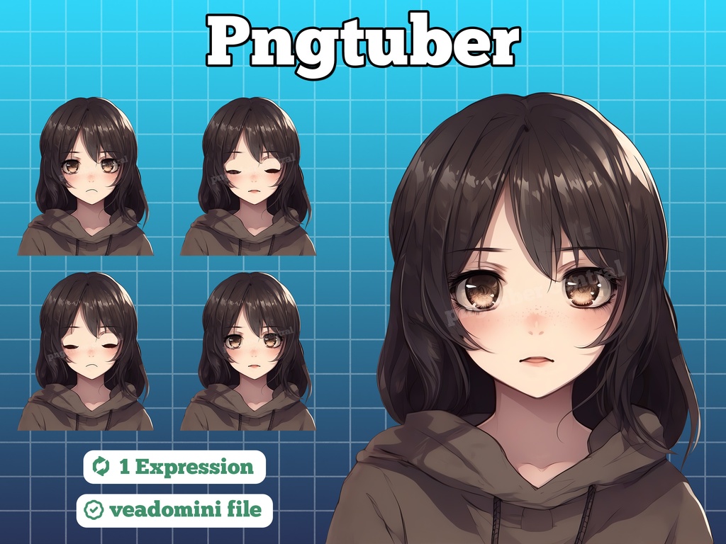 pngtuber, pngtuber premade, pngtuber overlay, pngtuber twitch, pngtuber model, pngtuber assets, goth girl