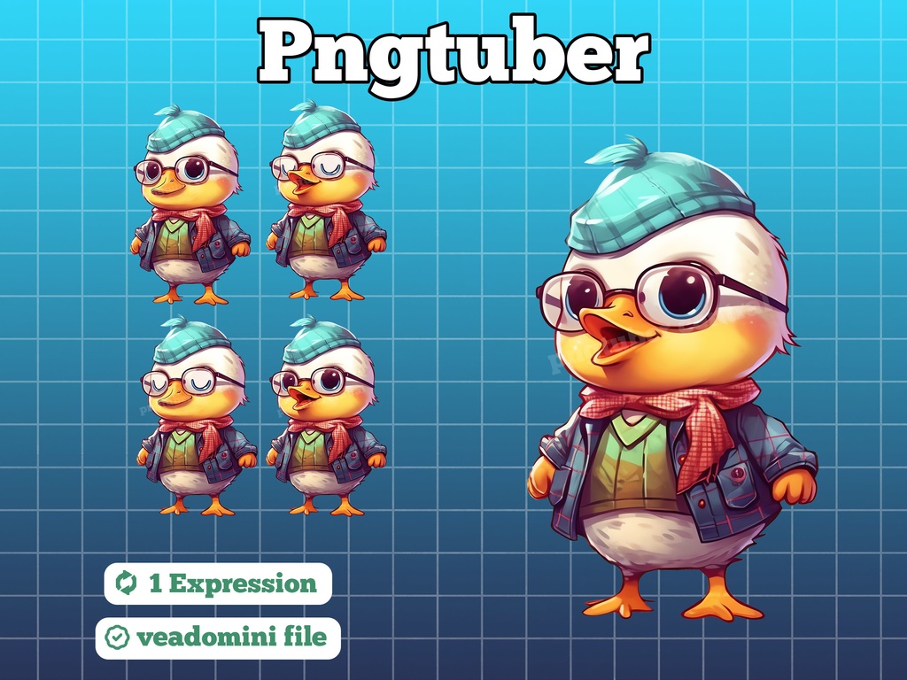 pngtuber, pngtuber male, pngtuber premade, pngtuber overlay, pngtuber twitch, pngtuber model, pngtuber assets, pngtuber boy, stylish duck male