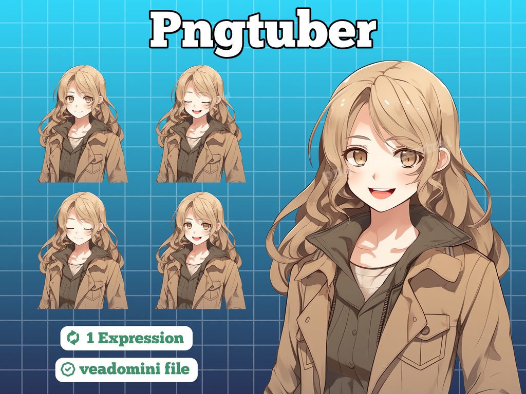 pngtuber, pngtuber premade, pngtuber overlay, pngtuber twitch, pngtuber model, pngtuber assets, trench coat girl