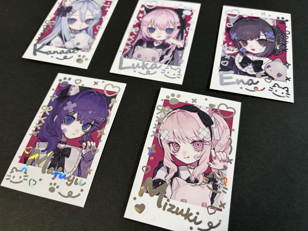 【受注販売】ニーゴ&巡音ルカ 箔押しチェキ