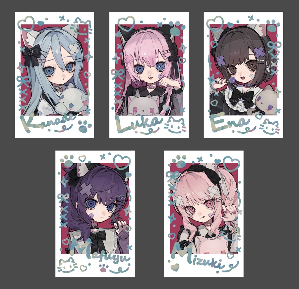 【受注販売】ニーゴ＆巡音ルカ　箔押しチェキ