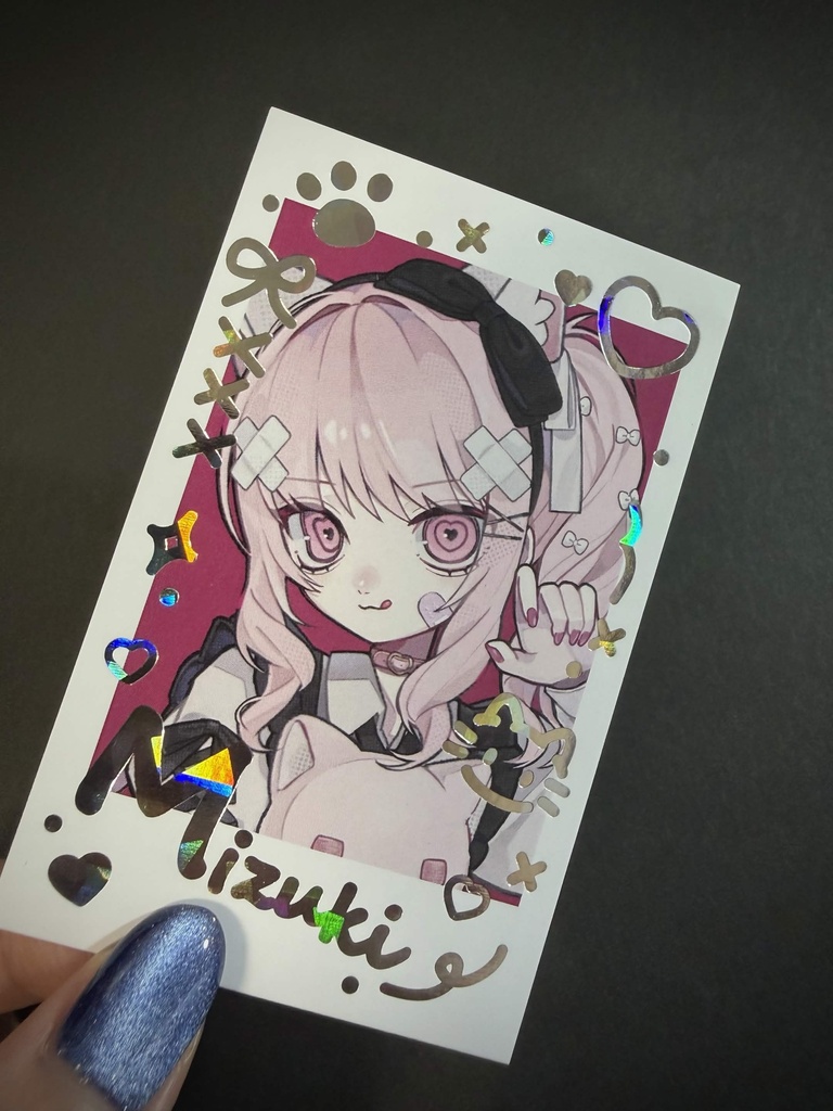 【受注販売】ニーゴ&巡音ルカ 箔押しチェキ