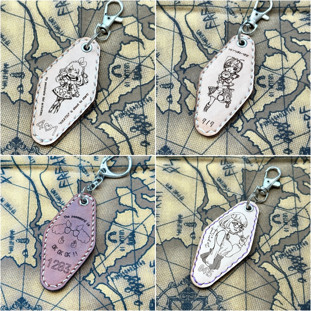 【アイカツ!】レザーキーホルダー