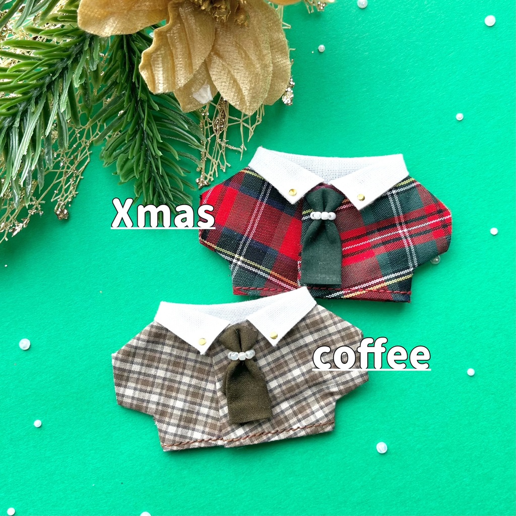 【coming soon】ボウタイ付チェックブラウス