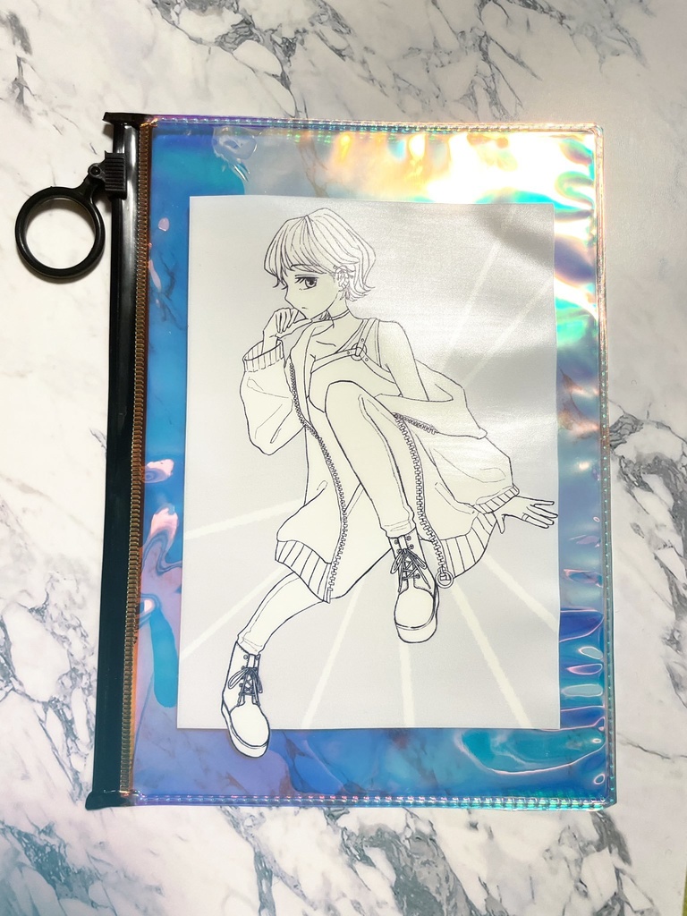 【値下げしました🌟】クリアポーチ　Flat