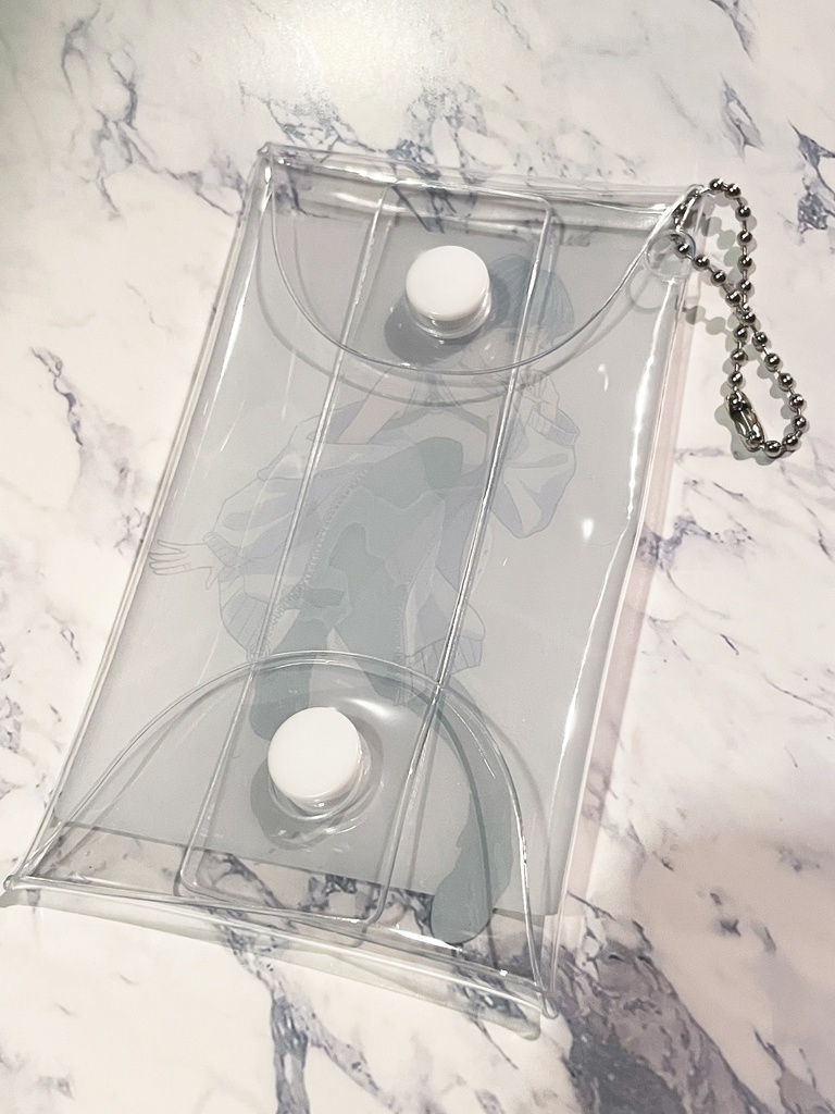 【値下げしました🌟】クリアポーチS 柄A