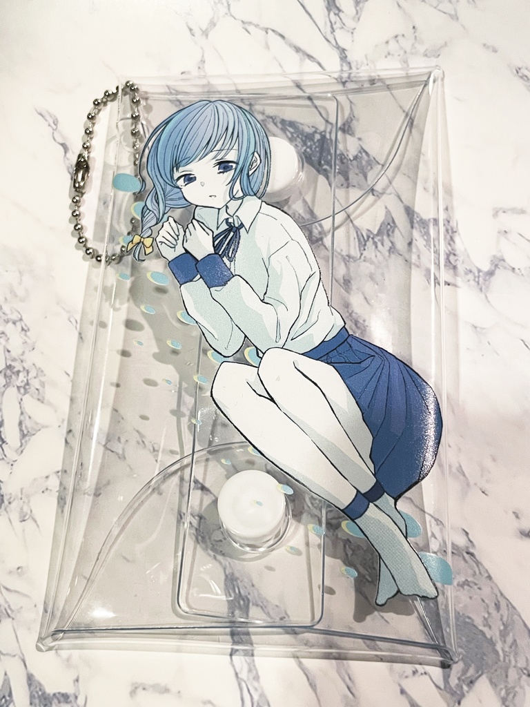 【値下げしました🌟】クリアポーチS　柄C