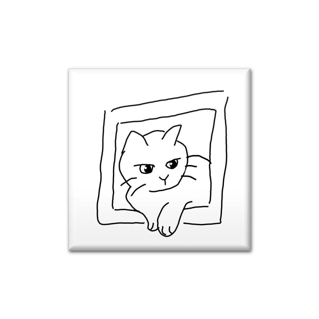 ねこまど缶バッジ 