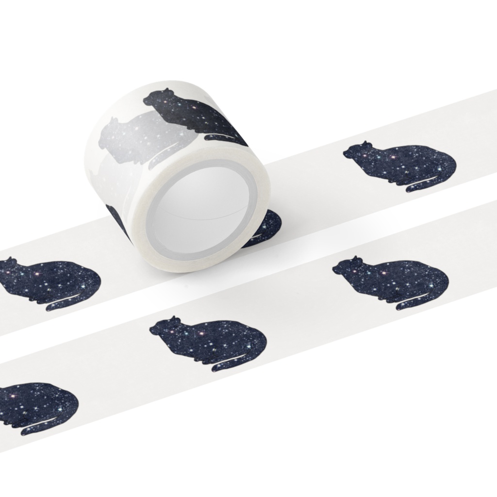 夜空ねこ マスキングテープ
