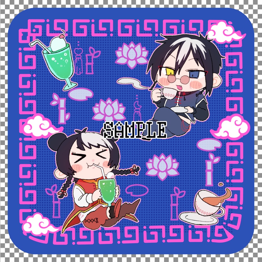 ホログラム紙コースター