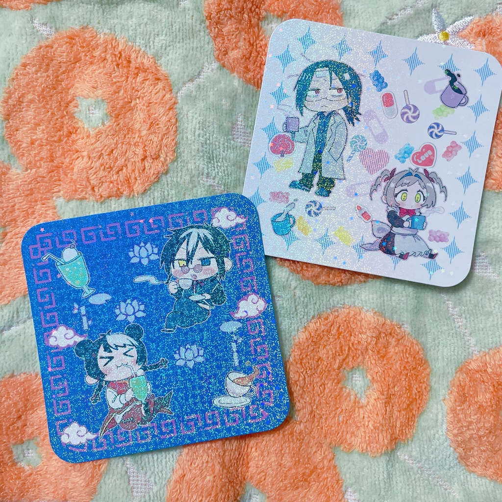 ホログラム紙コースター