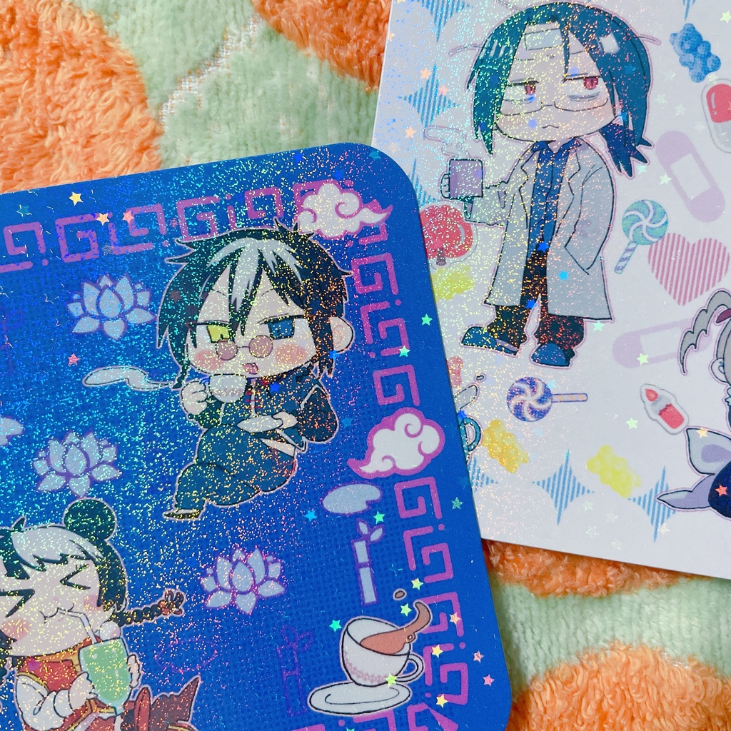 ホログラム紙コースター