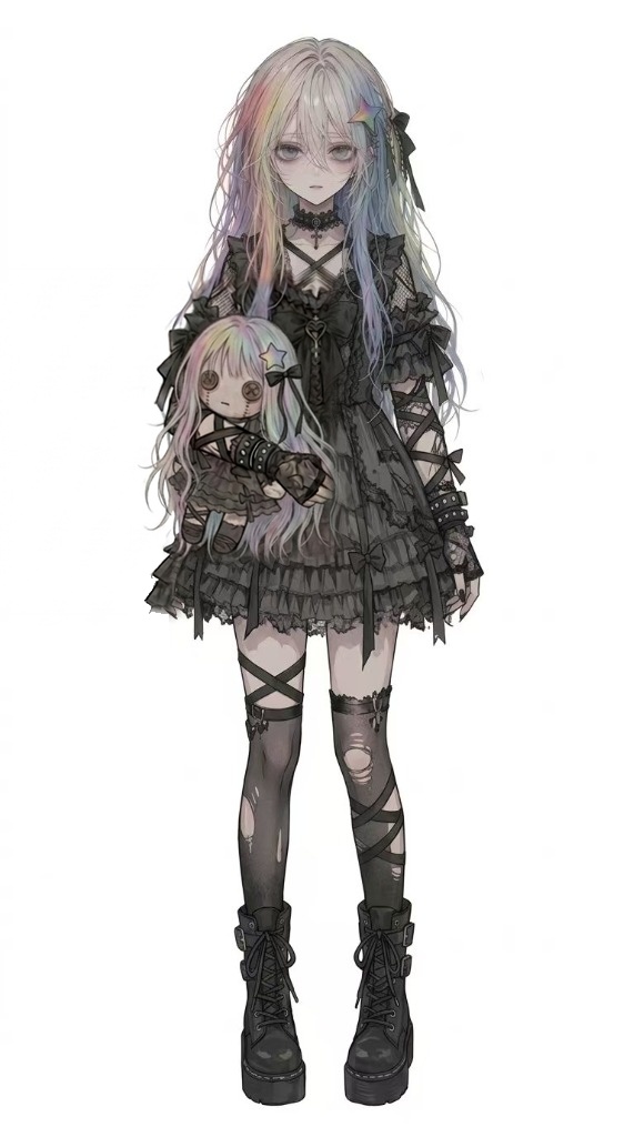 【無料配布 / 0円体験版】ノクターン＆ボタンアイ人形 2D Live / AIデスクトップマスコット (Nocturne Free Trial Lite EN/日本語)