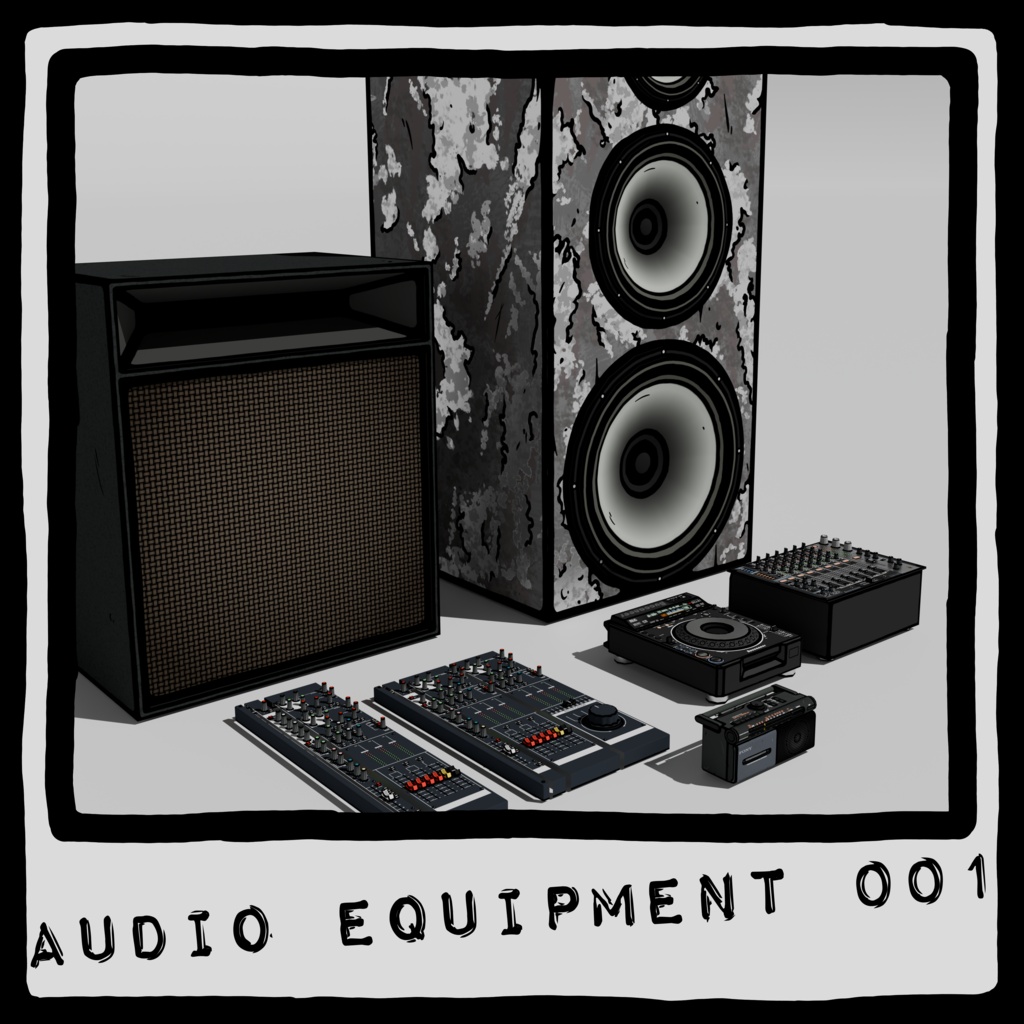 Audio Equipment Asset Pack 01