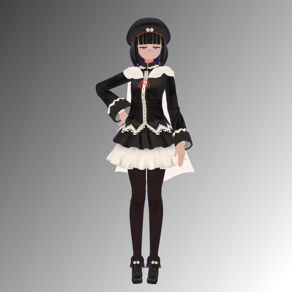 【VRChatアバター対応3Dモデル】夢見 yumemi