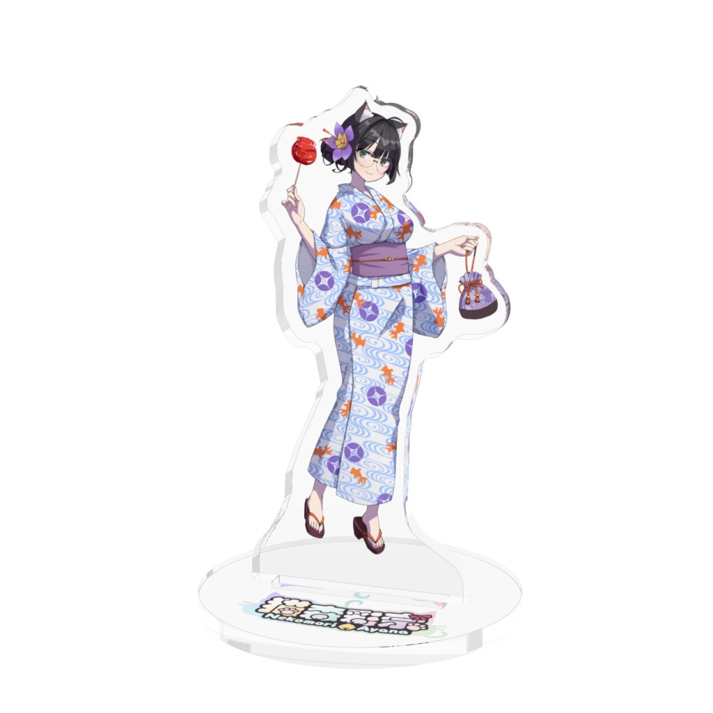 猫森彩奈🐱🌲　アクリルフィギュア【浴衣2024】
