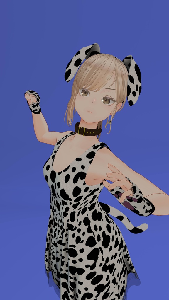 【VRC想定】 Fluctua対応 The☆犬 ≪Dalmatian≫