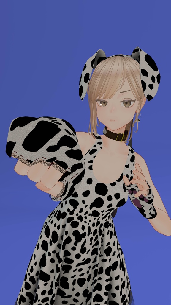 【VRC想定】 Fluctua対応 The☆犬 ≪Dalmatian≫