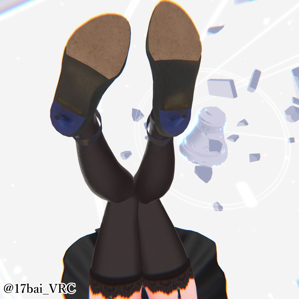 【VRC想定】5アバター対応 stiletto heels