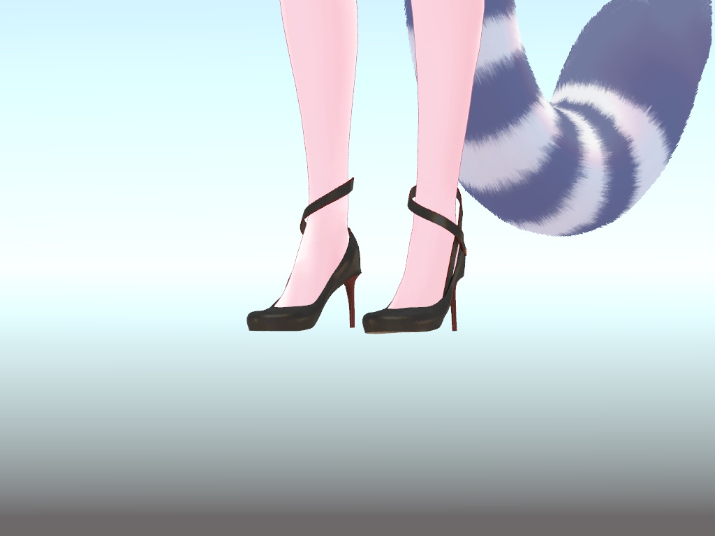 【VRC想定】5アバター対応 stiletto heels