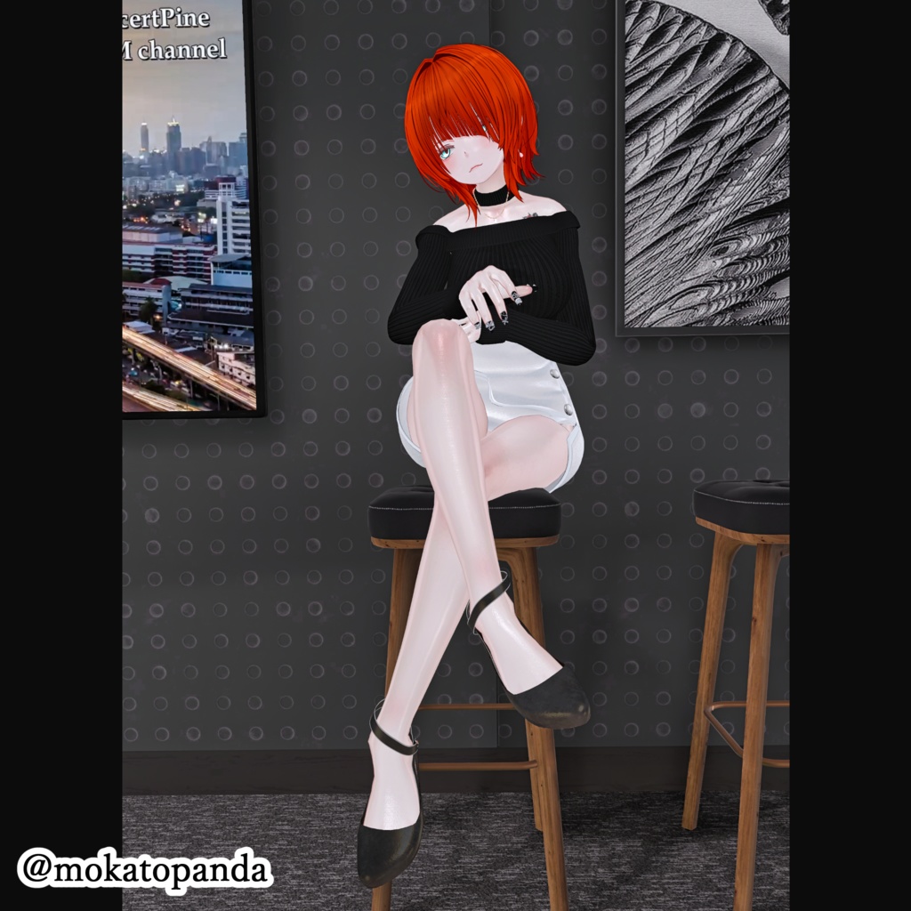 【VRC想定】5アバター対応 stiletto heels