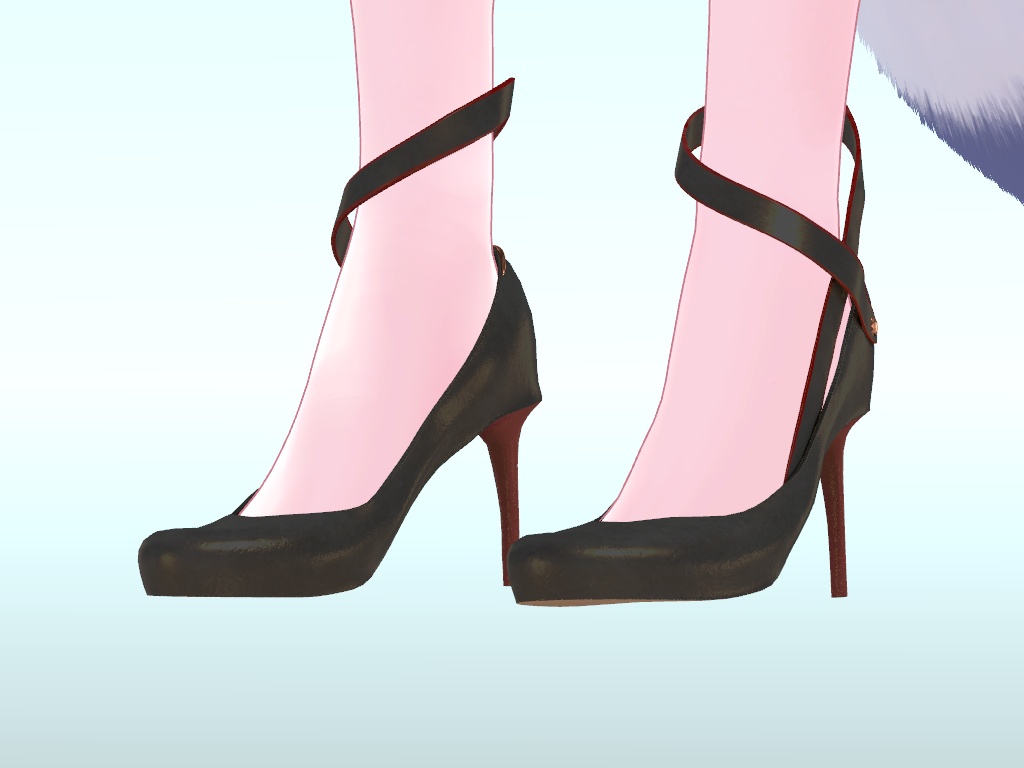 【VRC想定】5アバター対応 stiletto heels