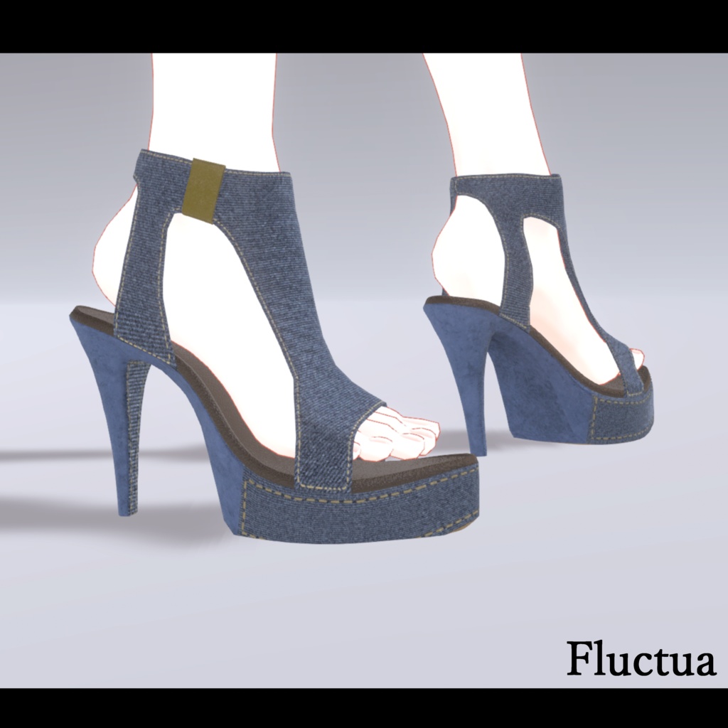 【VRC想定】High-heeled 八式stitch 9アバター対応