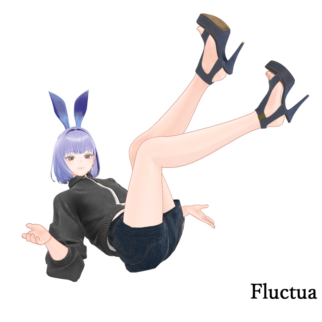 【VRC想定】High-heeled 八式stitch 9アバター対応