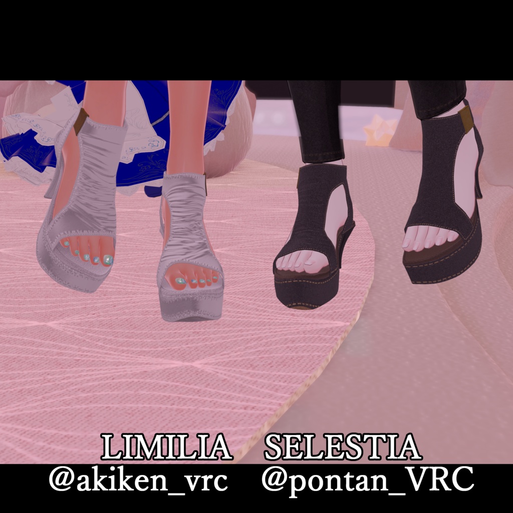 【VRC想定】High-heeled 八式stitch 9アバター対応