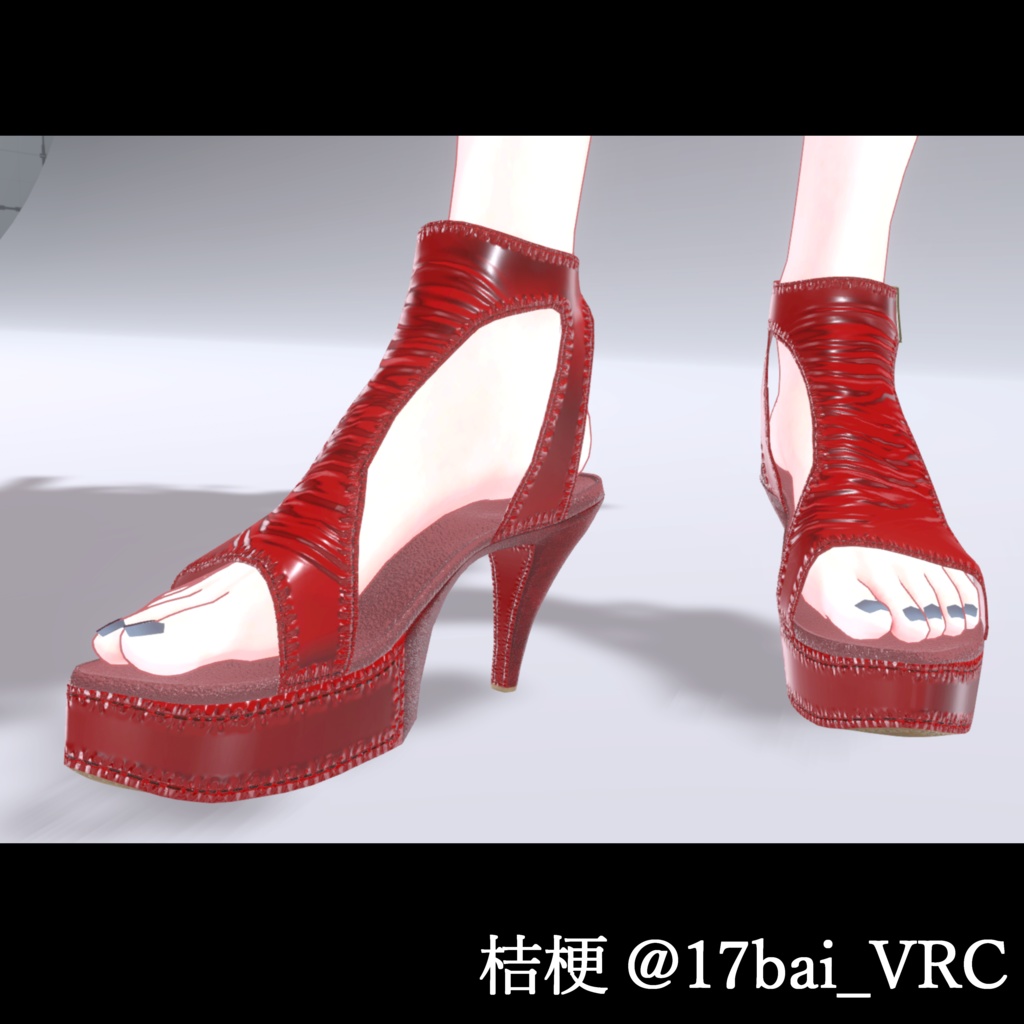 【VRC想定】High-heeled 八式stitch 9アバター対応