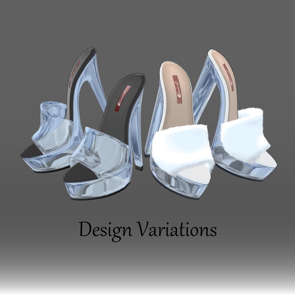 【VRC想定】 High heels 九式(18アバター対応)