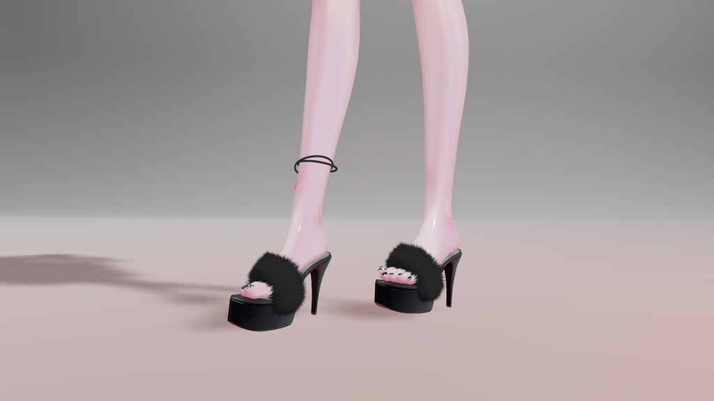 【VRC想定】 High-heels 九式(8アバター対応)