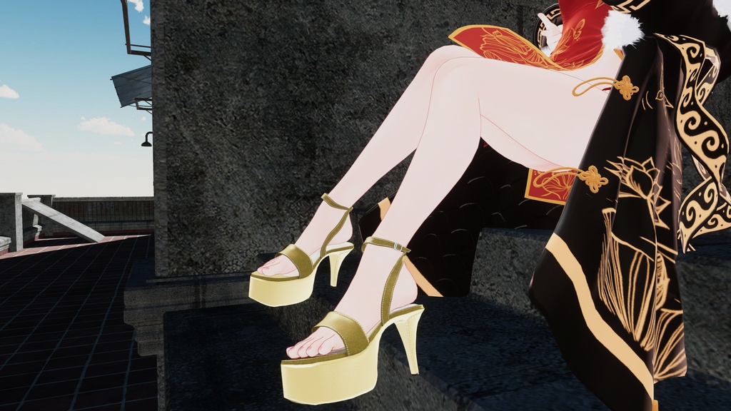 【VRC想定】 High-heels 九式(8アバター対応)